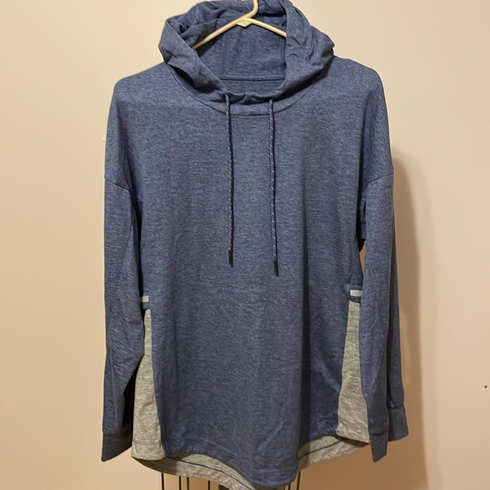 Women’s Sweatshirt Blue / Gray Tangerine Sz XL